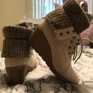 3” tan boots - perfect for fall!!